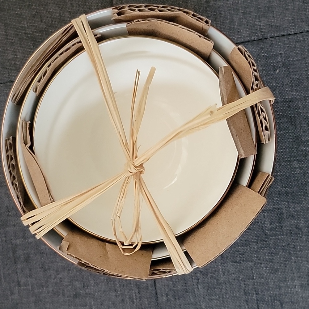 Blue Nesting Ceramic Bowls - Picture 3 of 5